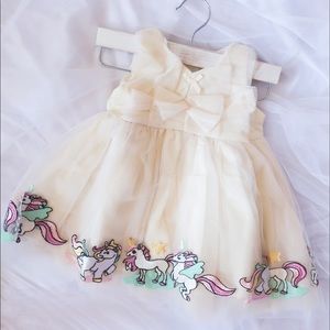 Unicorn Baby Girl Tulle Dress